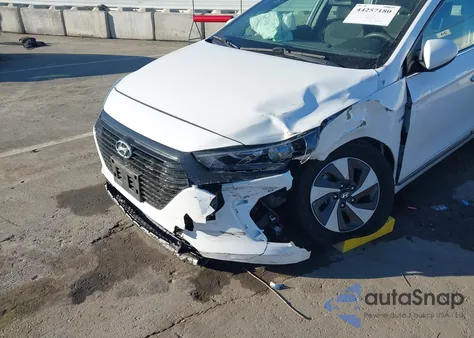 2017 Hyundai Ioniq Hybrid Sel из США, поврежденный, VIN KMHC75LC7HU034321